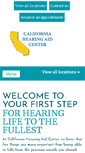Mobile Screenshot of cahearingaidcenter.com